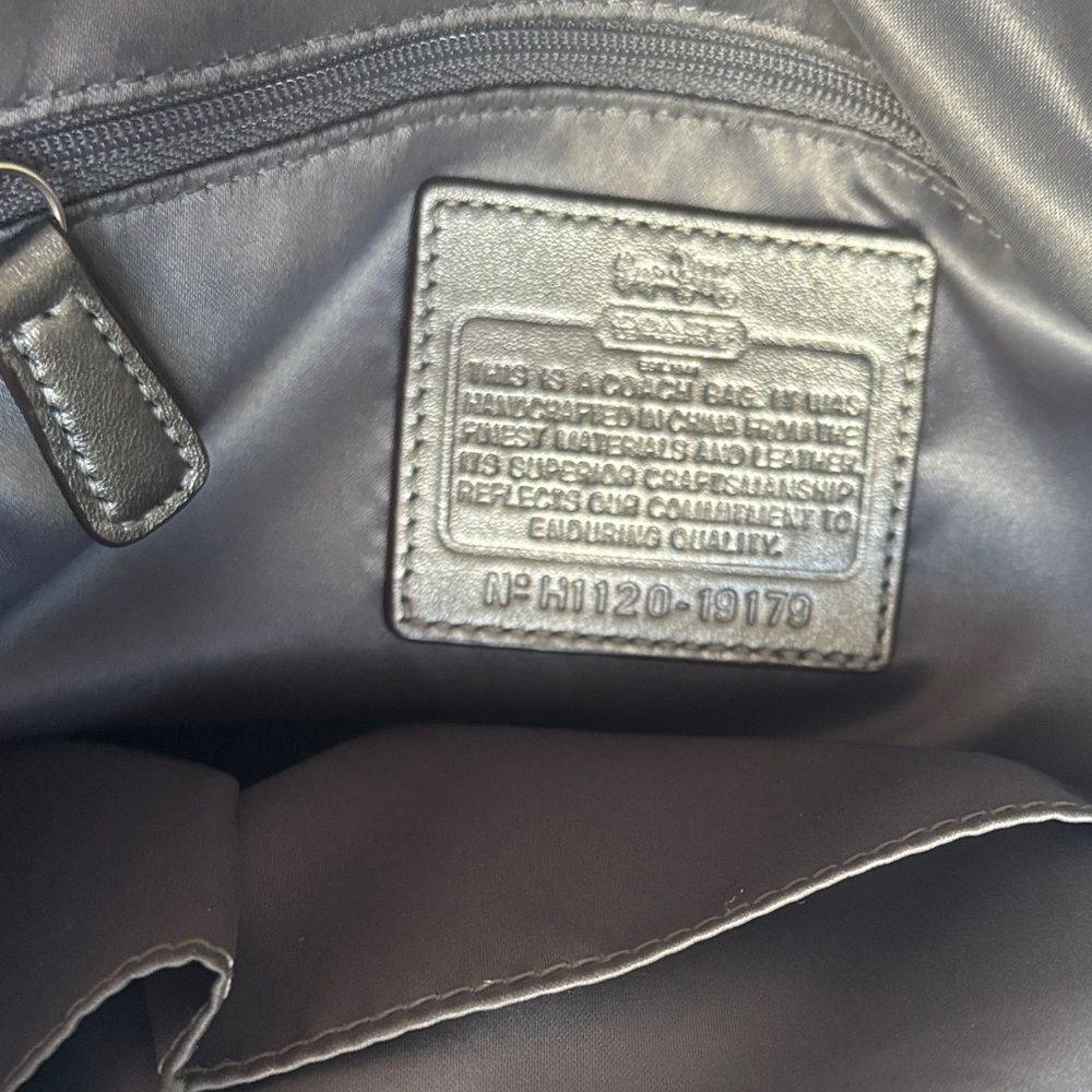 RARE! Coach Madison Op Art Multicolor Satin Leather Sequins Satchel Bag Ex Cond - Picture 11 of 16